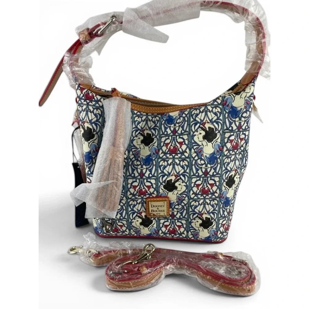 Dooney & Bourke Disney‎ Snow White Paige Hobo Crossbody Bag Detachable Strap NWT